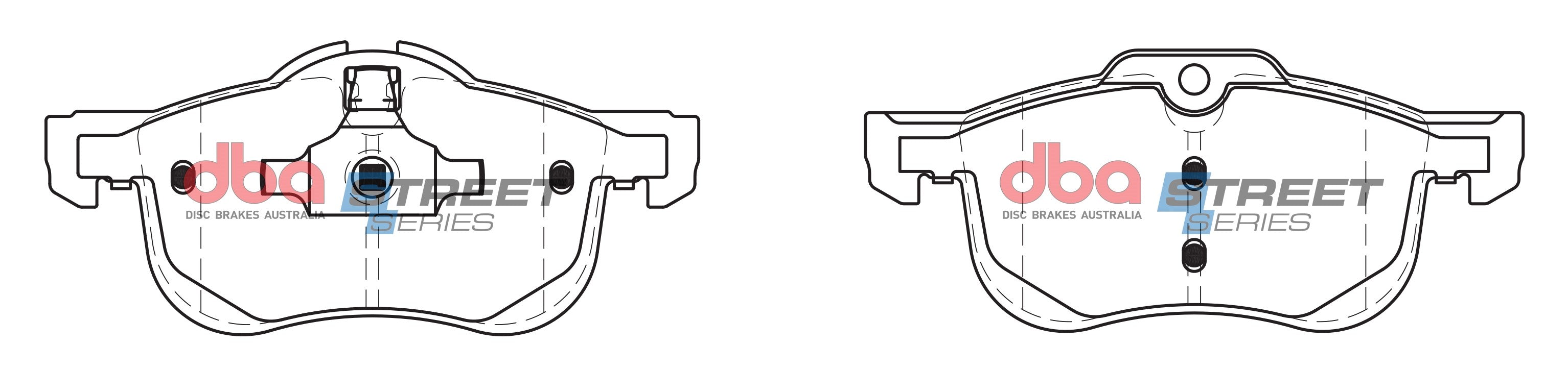 DB2022SS - DBA Street Series Brake Pads; Front