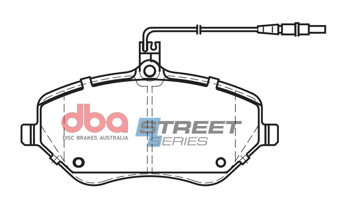 DB2024SS - DBA Street Series Brake Pads; Front
