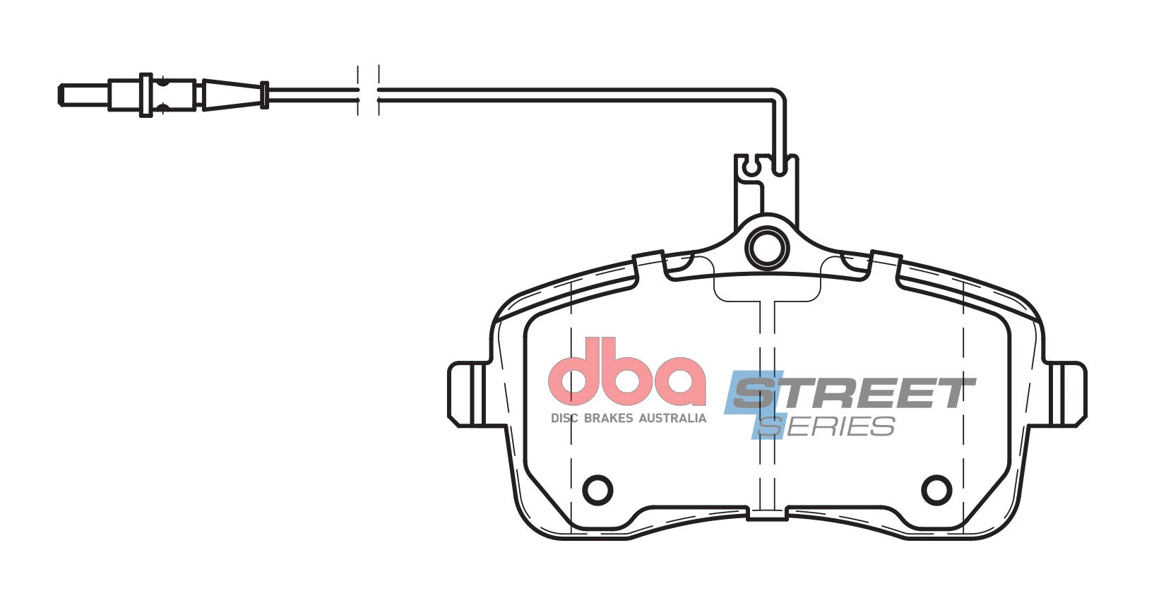 DB2025SS - DBA Street Series Brake Pads; Front