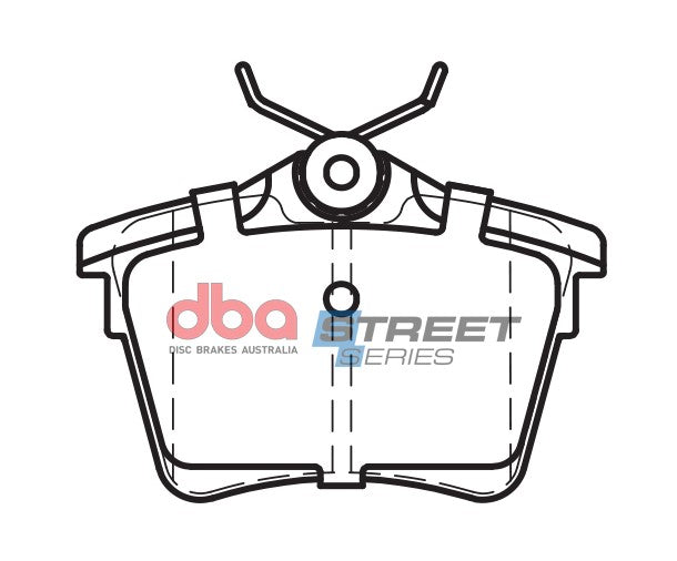 DB2033SS - DBA Street Series Brake Pads; Rear