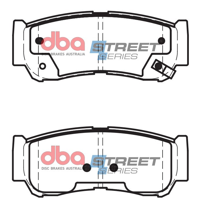 DB2035SS - DBA Street Series Brake Pads; Rear