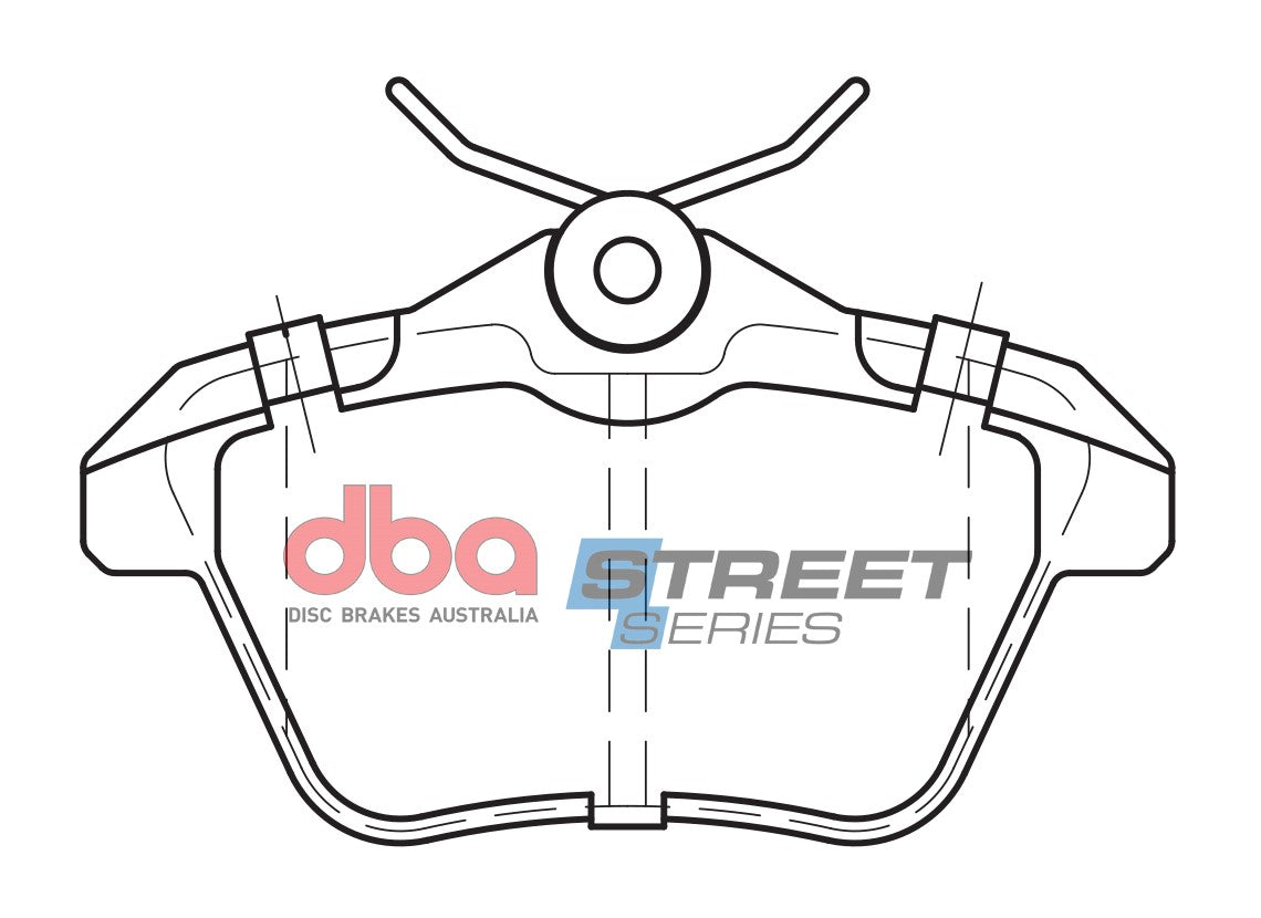 DB2038SS - DBA Street Series Brake Pads; Rear