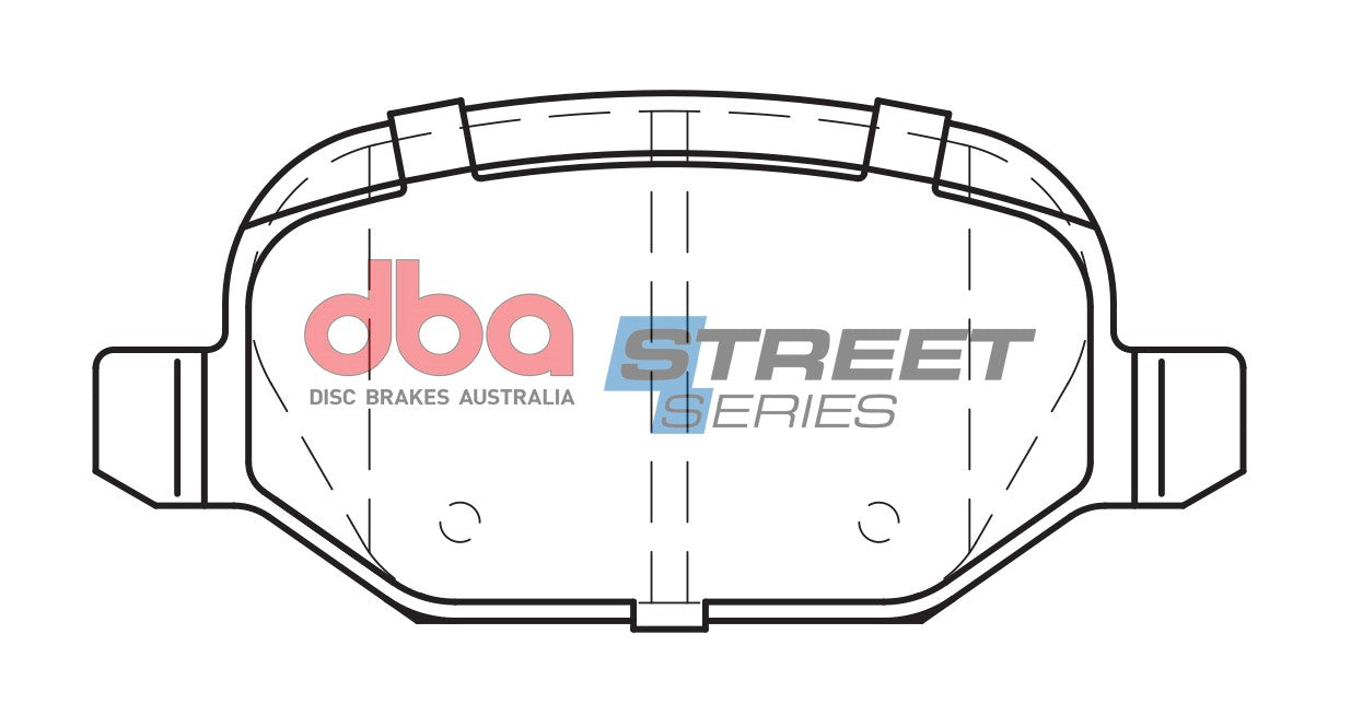 DB2039SS - DBA Street Series Brake Pads; Rear