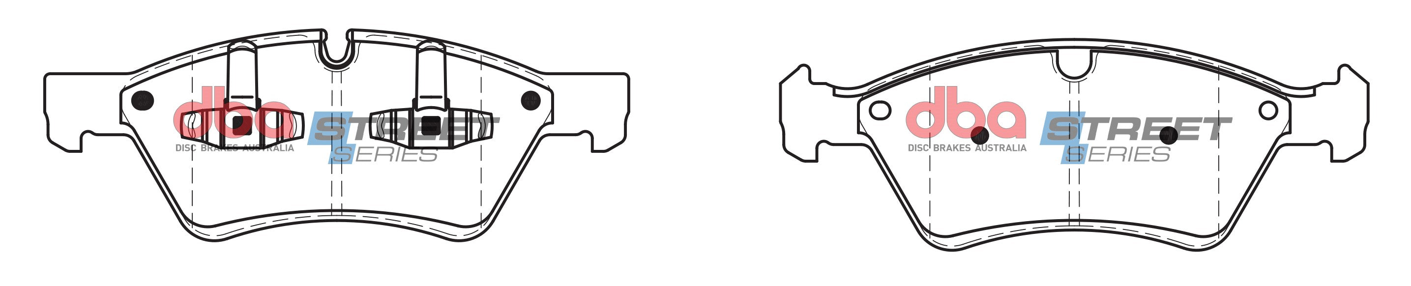 DB2048SS - DBA Street Series Brake Pads; Front