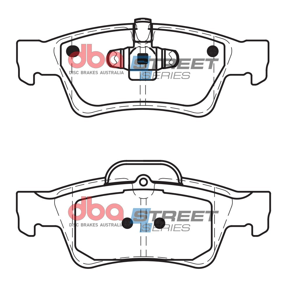 DB2049SS - DBA Street Series Brake Pads; Rear