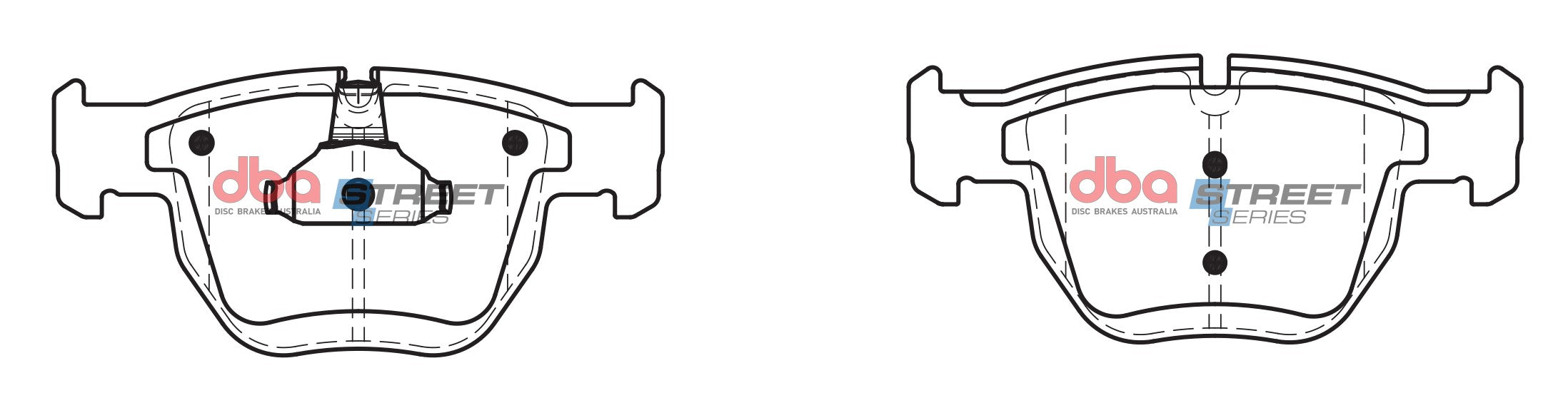 DB2054SS - DBA Street Series Brake Pads; Front