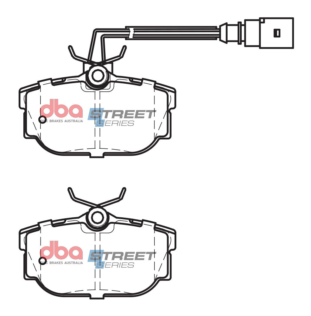 DB2055SS - DBA Street Series Brake Pads; Rear
