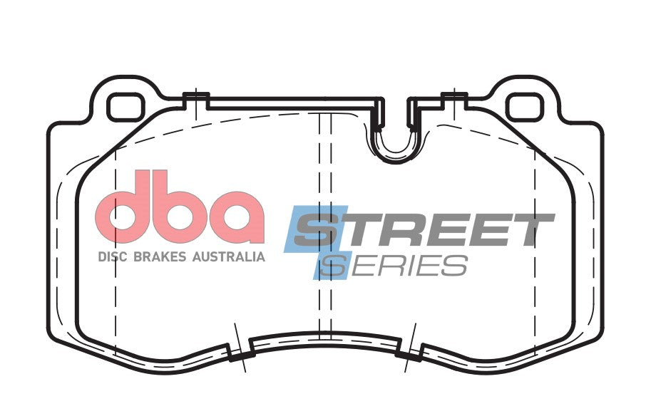 DB2057SS - DBA Street Series Brake Pads; Front