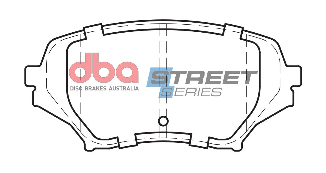 DB2063SS - DBA Street Series Brake Pads; Front