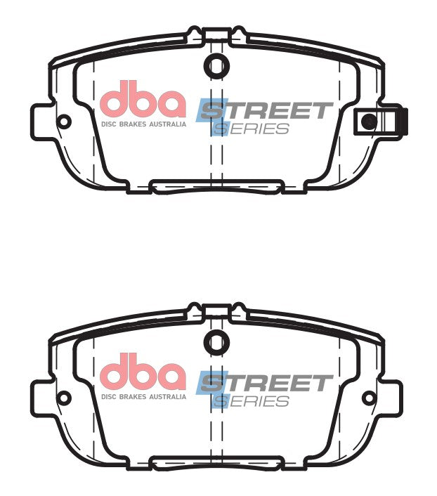 DB2064SS - DBA Street Series Brake Pads; Rear