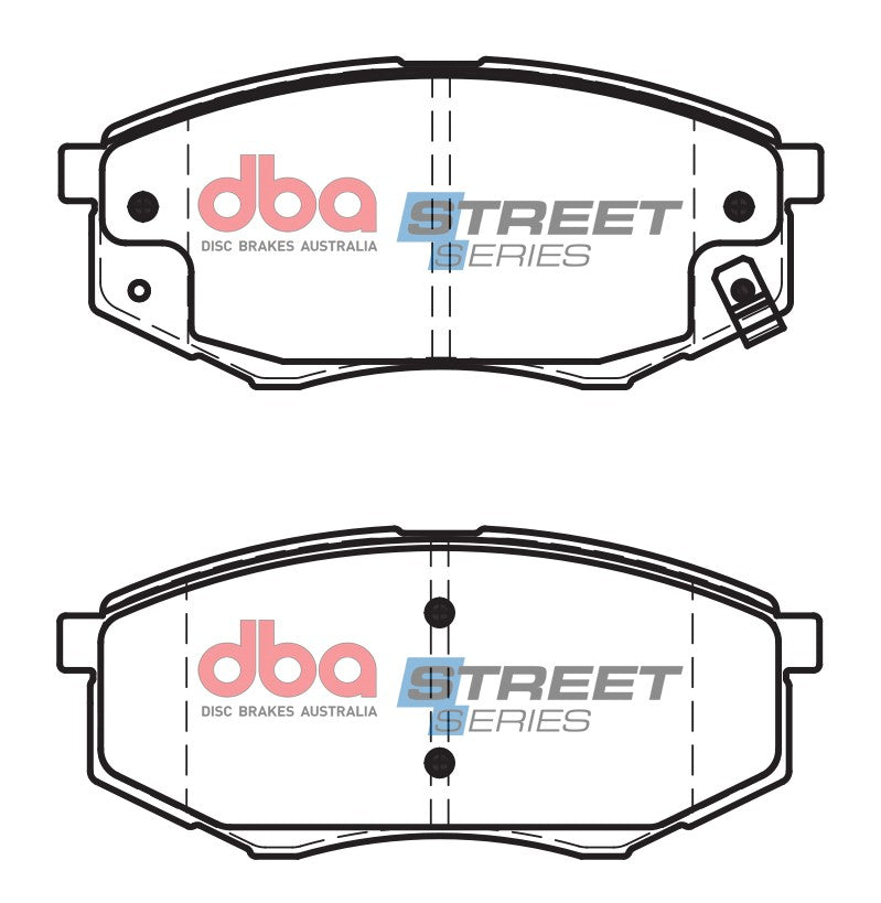 DB2072SS - DBA Street Series Brake Pads; Front