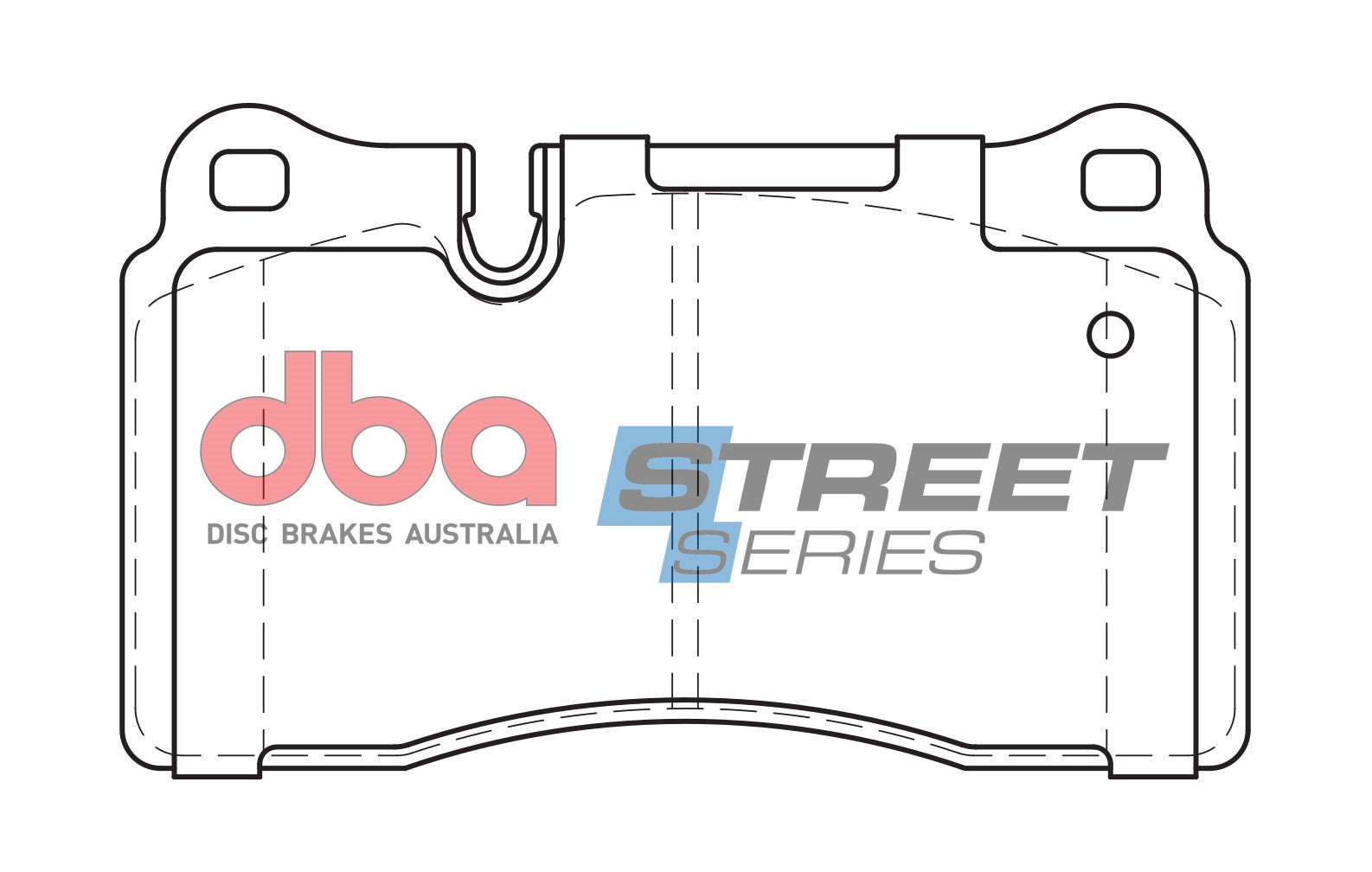 DB2073SS - DBA Street Series Brake Pads; Front