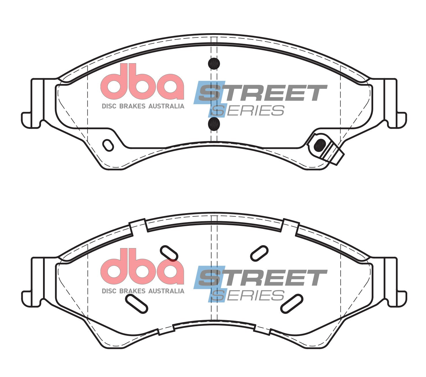 DB2074SS - DBA Street Series Brake Pads; Front