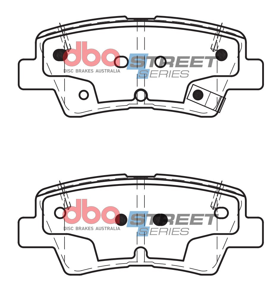 DB2076SS - DBA Street Series Brake Pads;