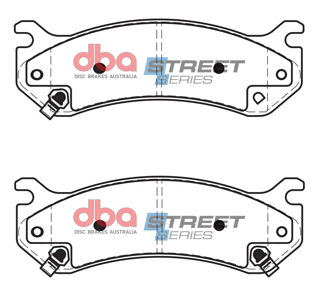 DB2080SS - DBA Street Series Brake Pads; Rear