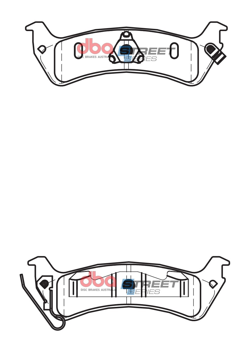 DB2093SS - DBA Street Series Brake Pads;