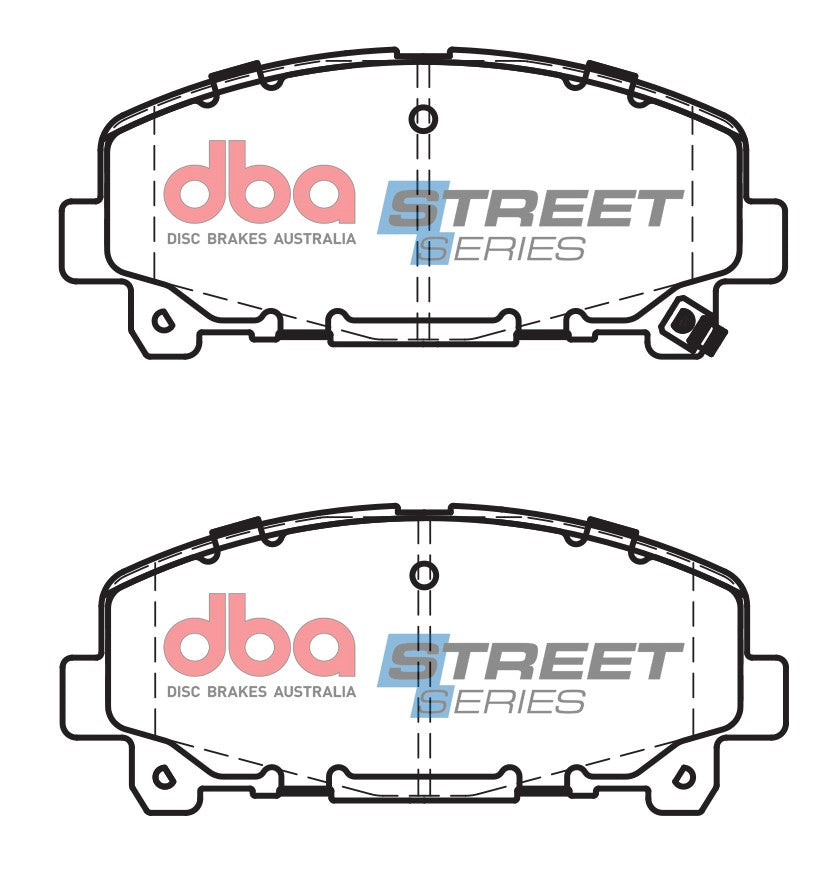 DB2118SS - DBA Street Series Brake Pads; Front