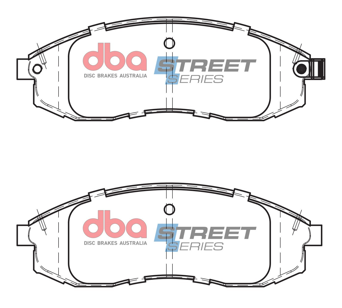 DB2160SS - DBA Street Series Brake Pads; Front