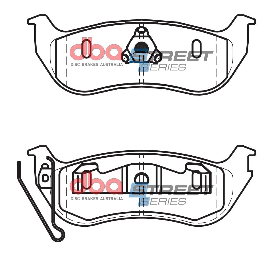 DB2163SS - DBA Street Series Brake Pads;