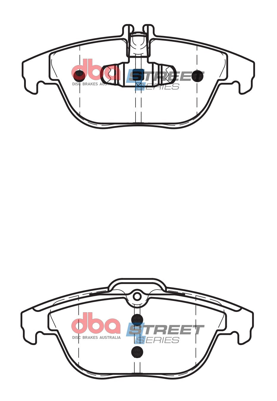 DB2182SS - DBA Street Series Brake Pads; Rear