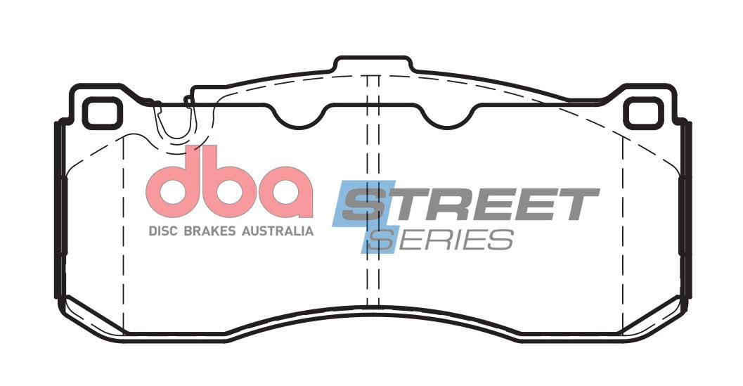 DB2195SS - DBA Street Series Brake Pads; Front
