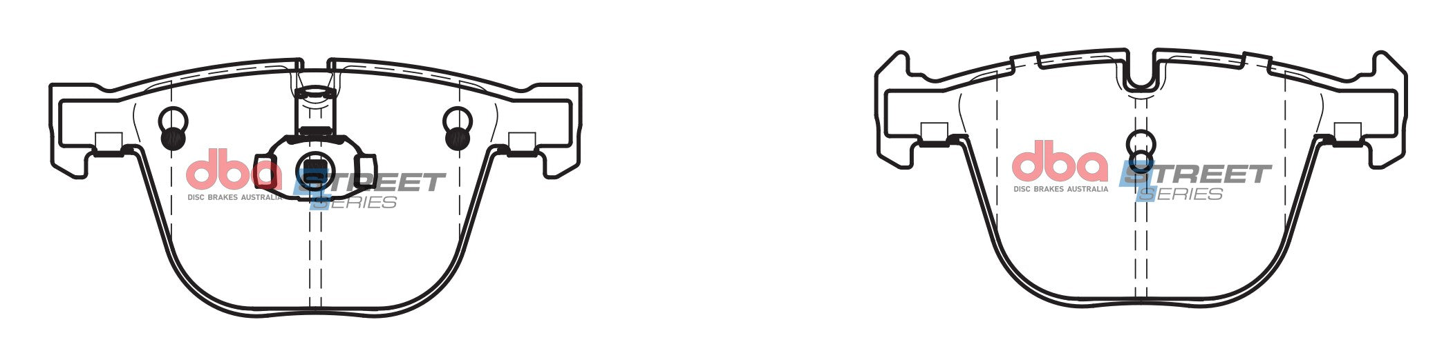 DB2197SS - DBA Street Series Brake Pads; Rear