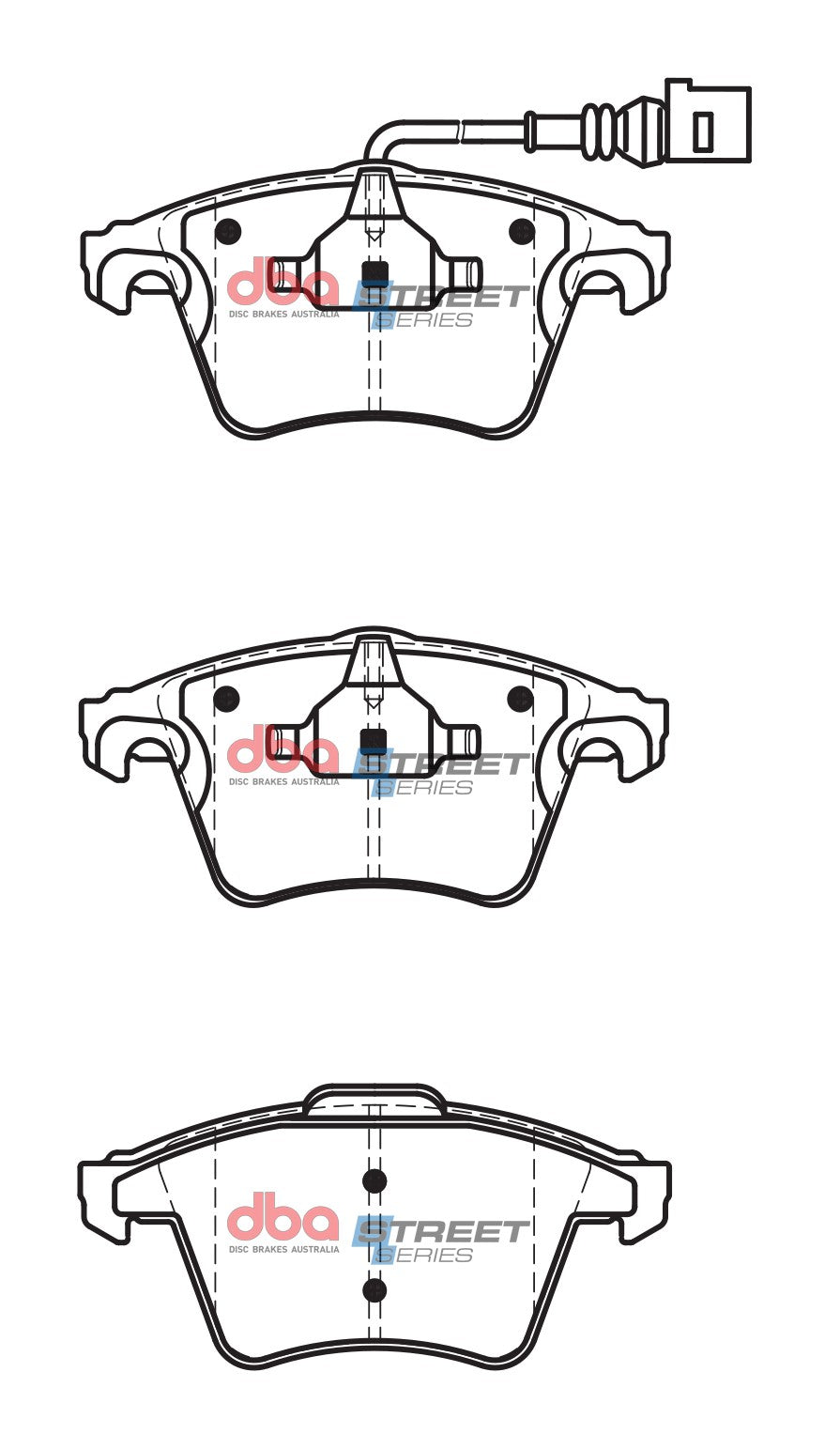 DB2199SS - DBA Street Series Brake Pads; Front