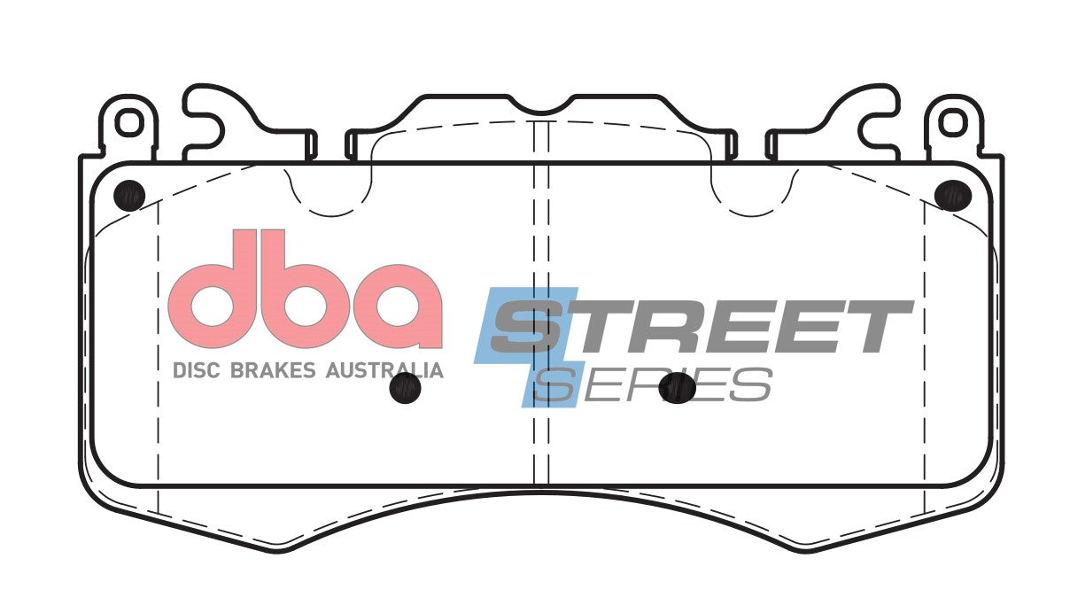 DB2204SS - DBA Street Series Brake Pads; Front