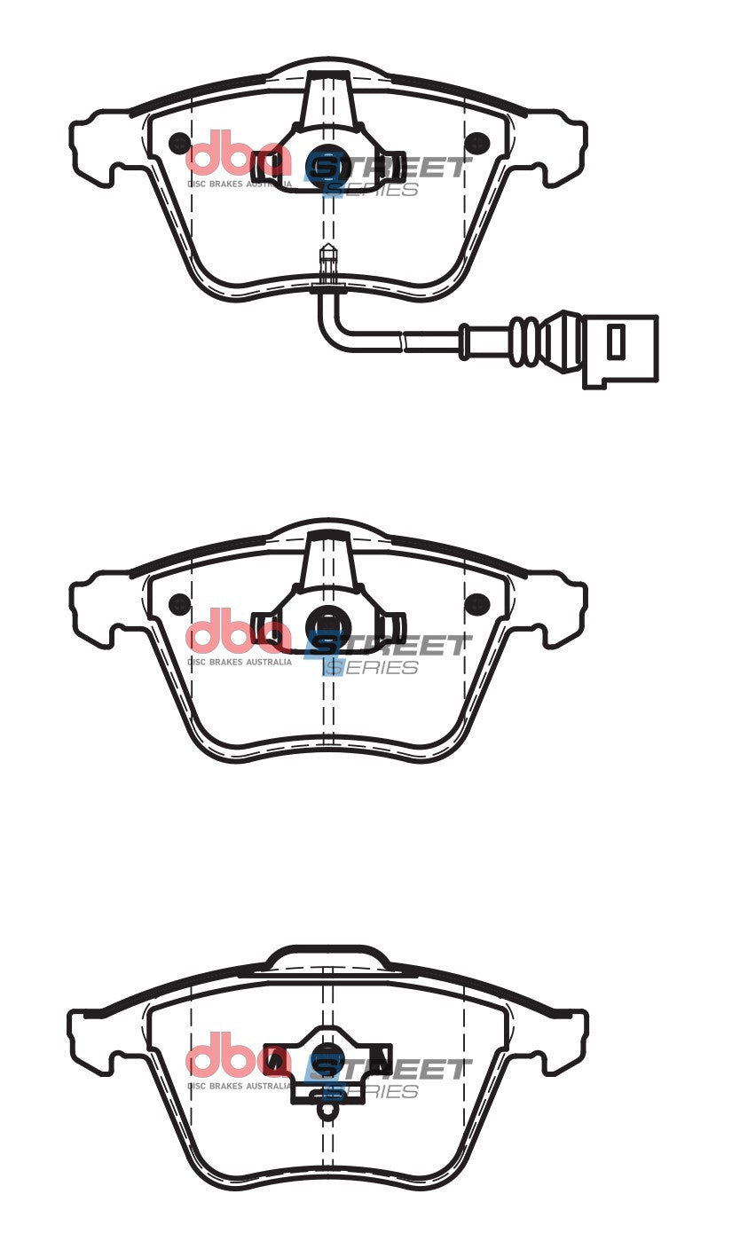 DB2210SS - DBA Street Series Brake Pads; Front