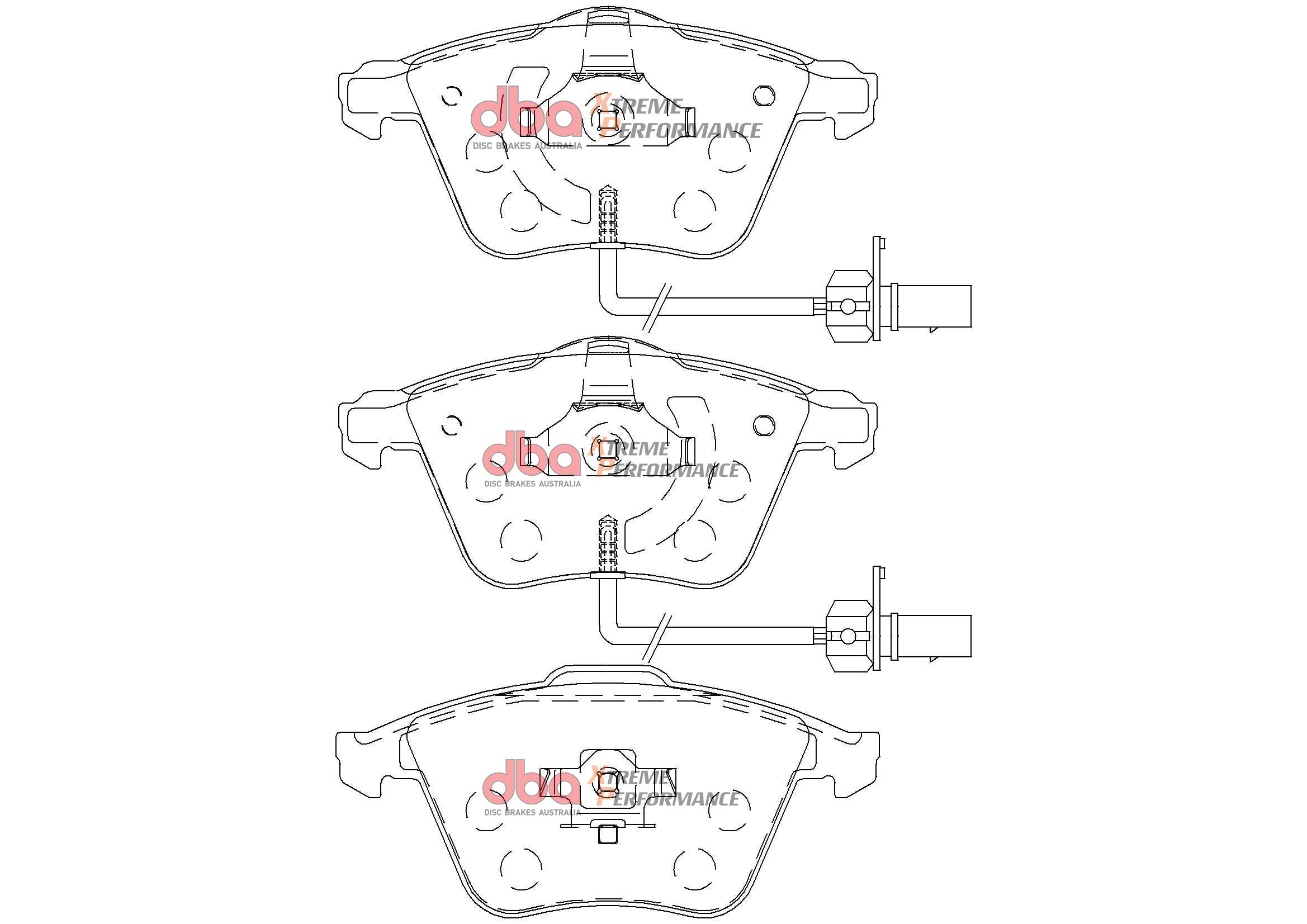 DB2210XP - DBA Xtreme Performance Brake Pads; Front
