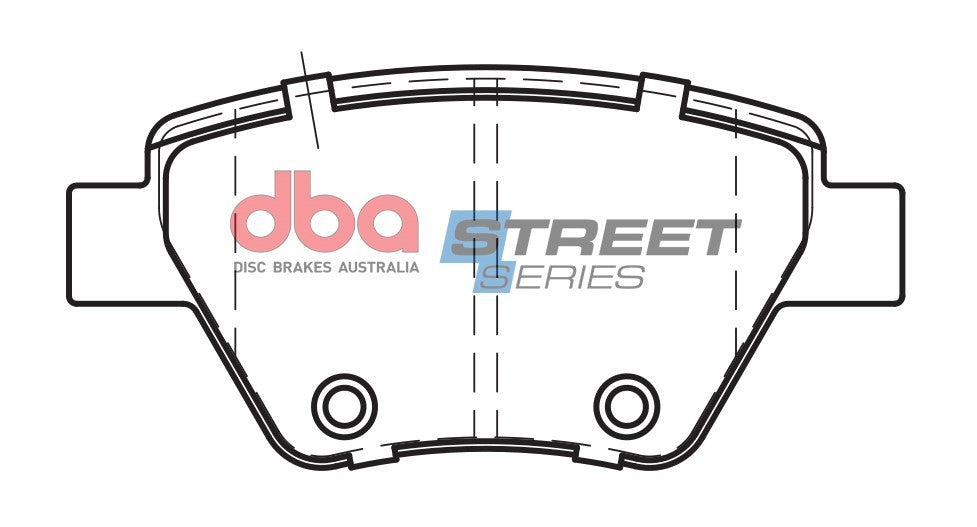 DB2211SS - DBA Street Series Brake Pads; Rear