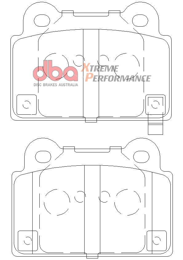 DB2215XP - DBA Xtreme Performance Brake Pads; Rear