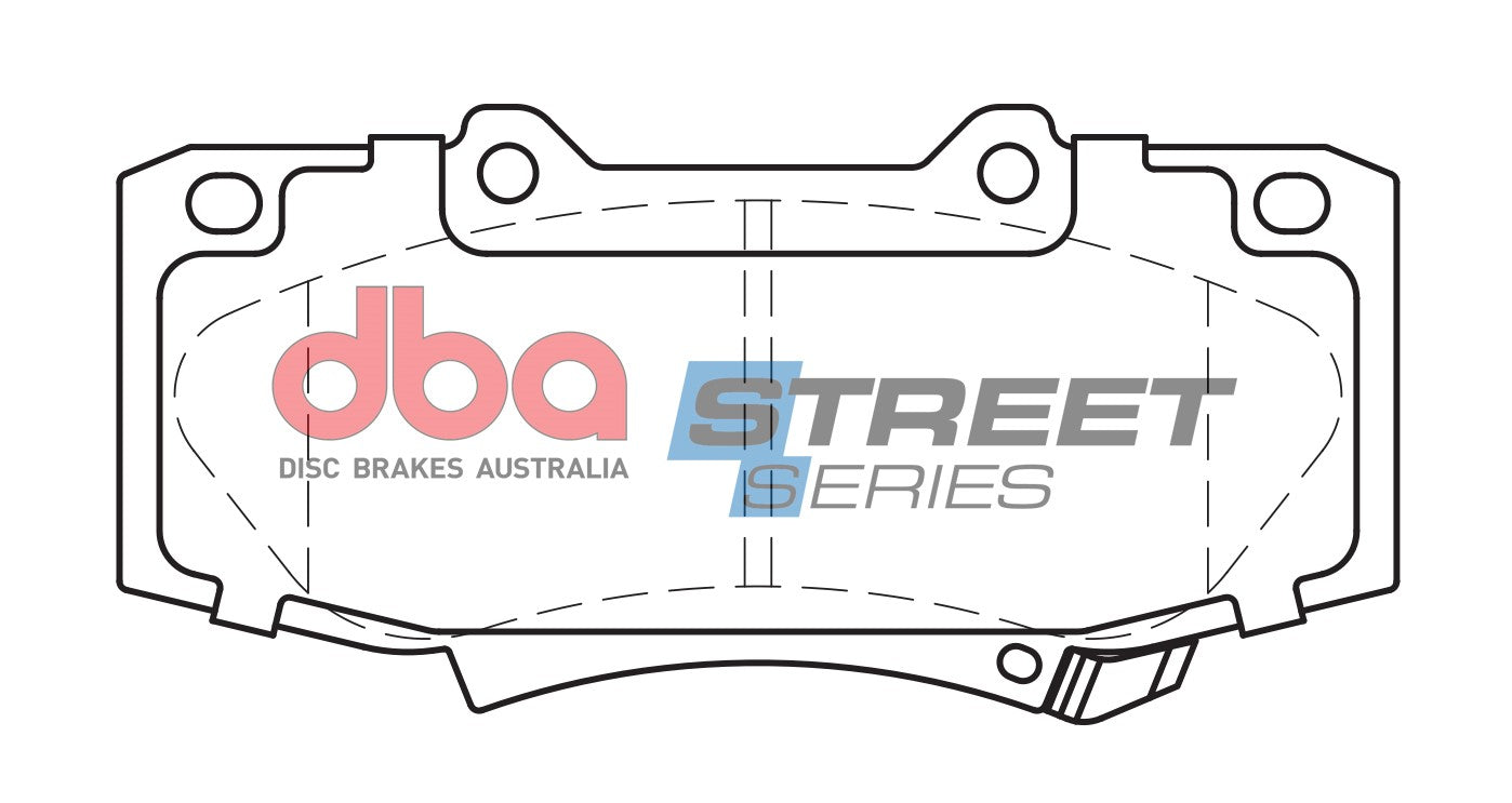 DB2221SS - DBA Street Series Brake Pads; Front