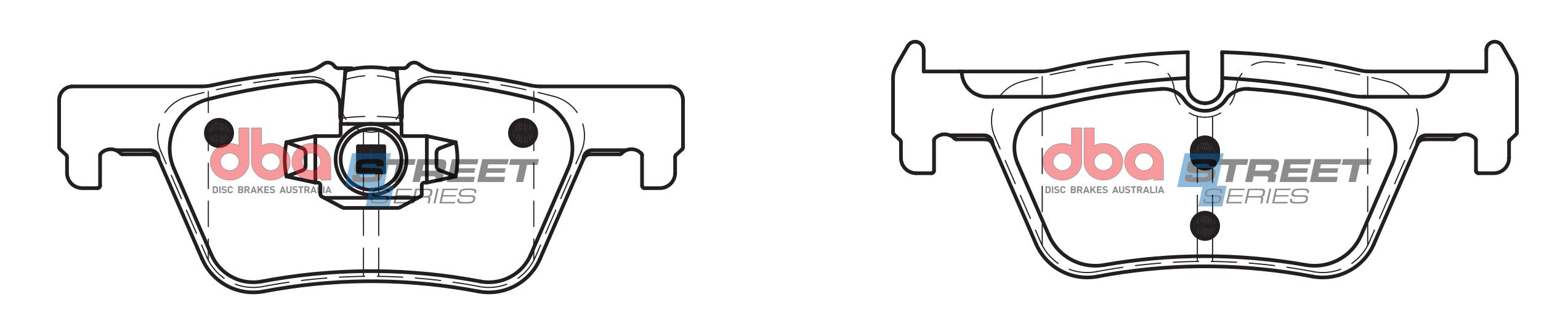 DB2224SS - DBA Street Series Brake Pads; Rear