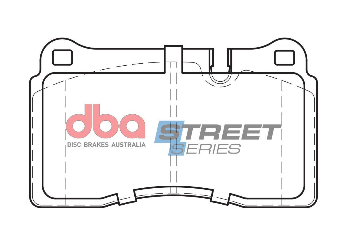 DB2228SS - DBA Street Series Brake Pads; Front