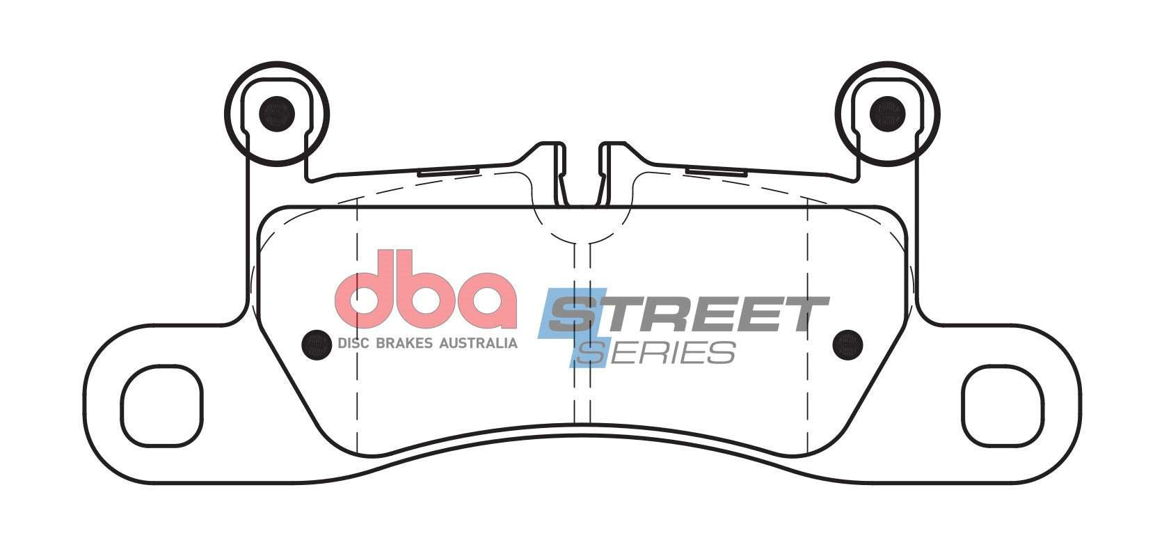 DB2229SS - DBA Street Series Brake Pads; Rear