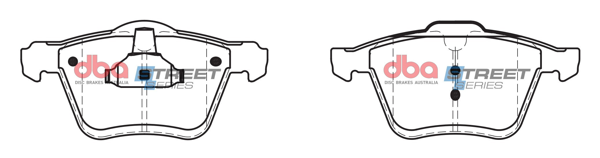 DB2236SS - DBA Street Series Brake Pads; Front