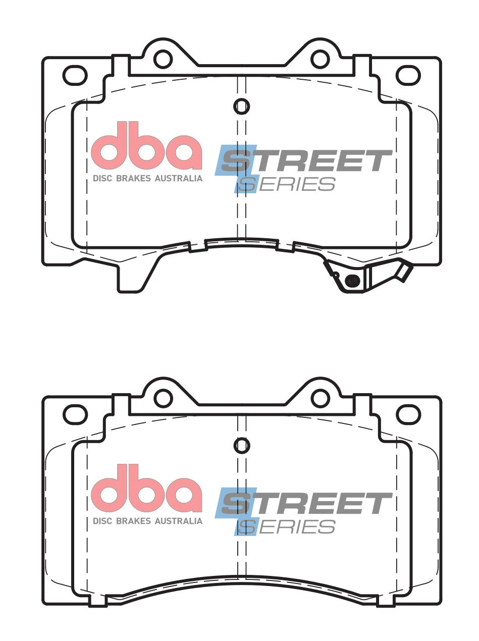 DB2242SS - DBA Street Series Brake Pads; Front