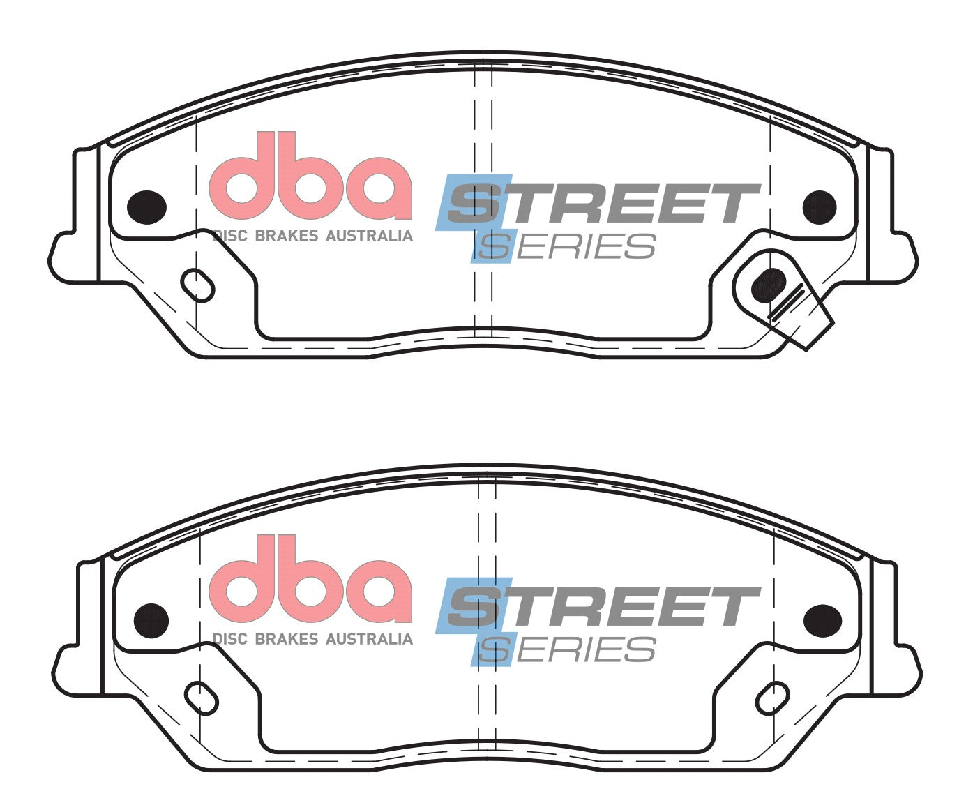 DB2243SS - DBA Street Series Brake Pads; Front