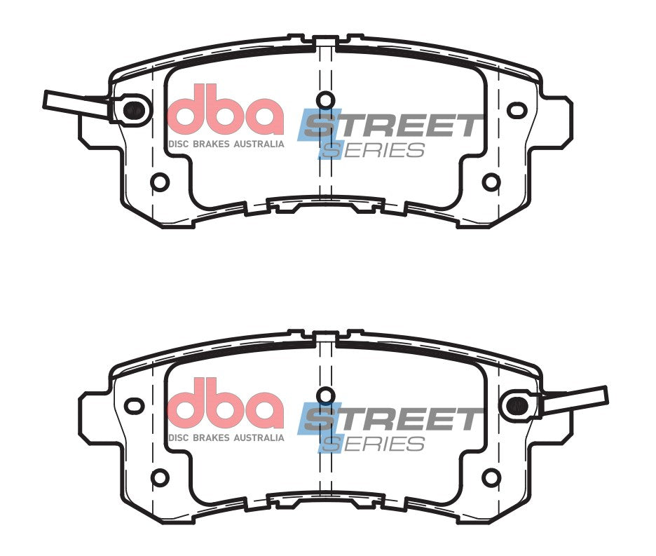 DB2244SS - DBA Street Series Brake Pads; Rear