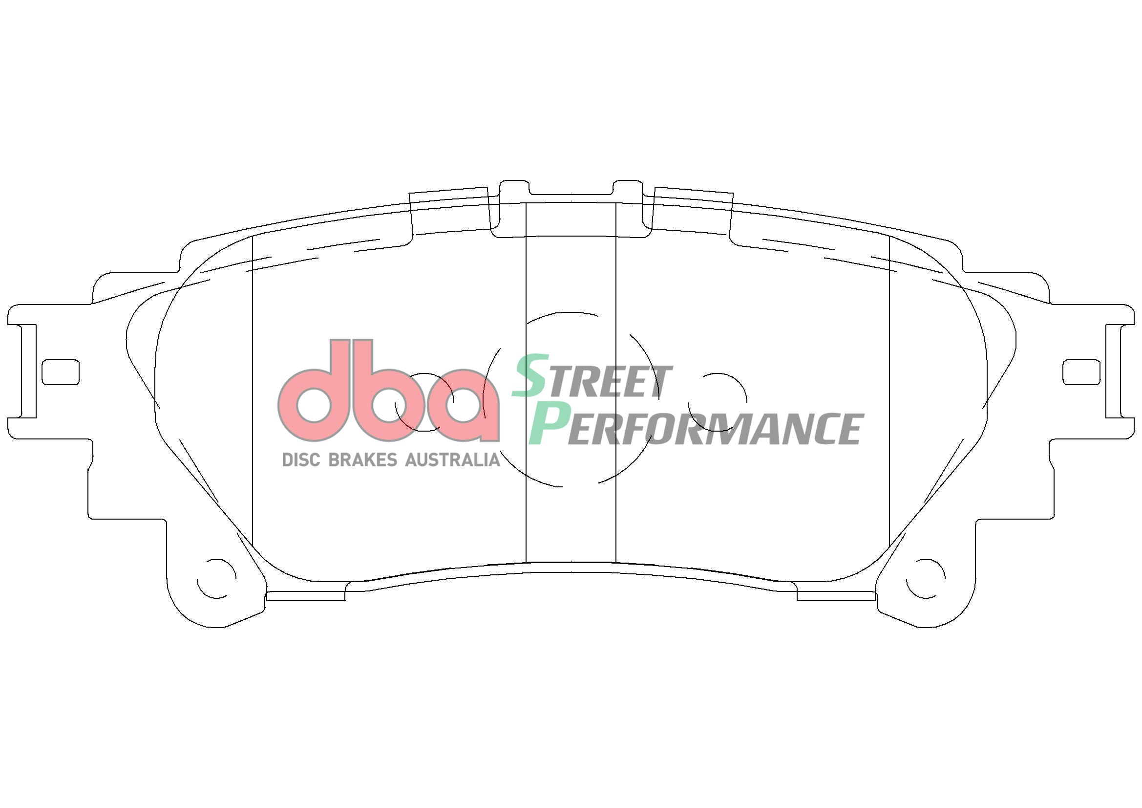 DB2245SP - DBA Street Performance Brake Pads; Rear