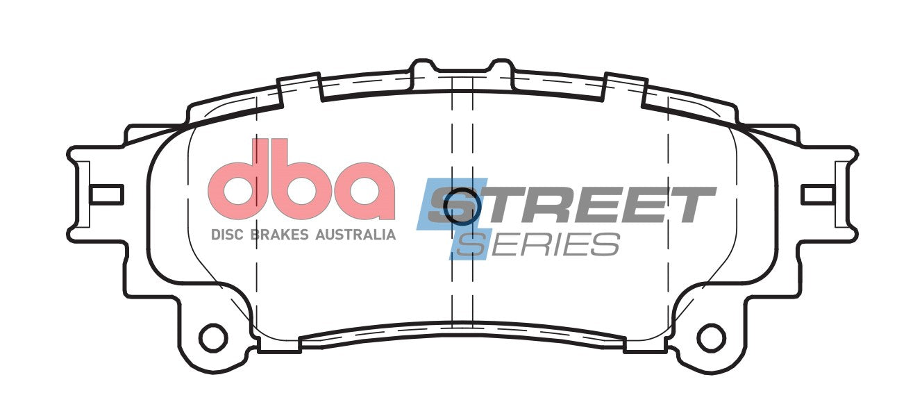DB2245SS - DBA Street Series Brake Pads; Rear