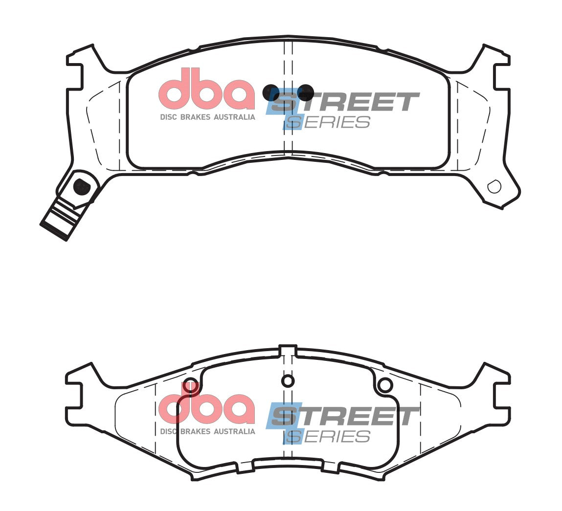 DB2248SS - DBA Street Series Brake Pads; Front
