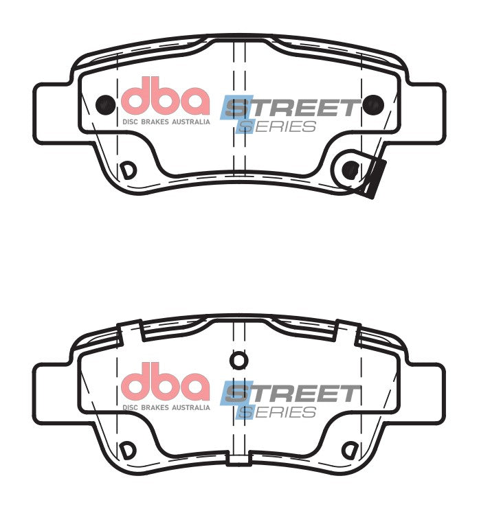 DB2256SS - DBA Street Series Brake Pads; Rear