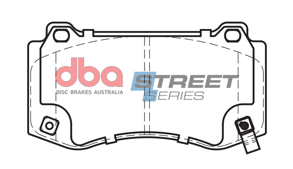 DB2259SS - DBA Street Series Brake Pads; Front