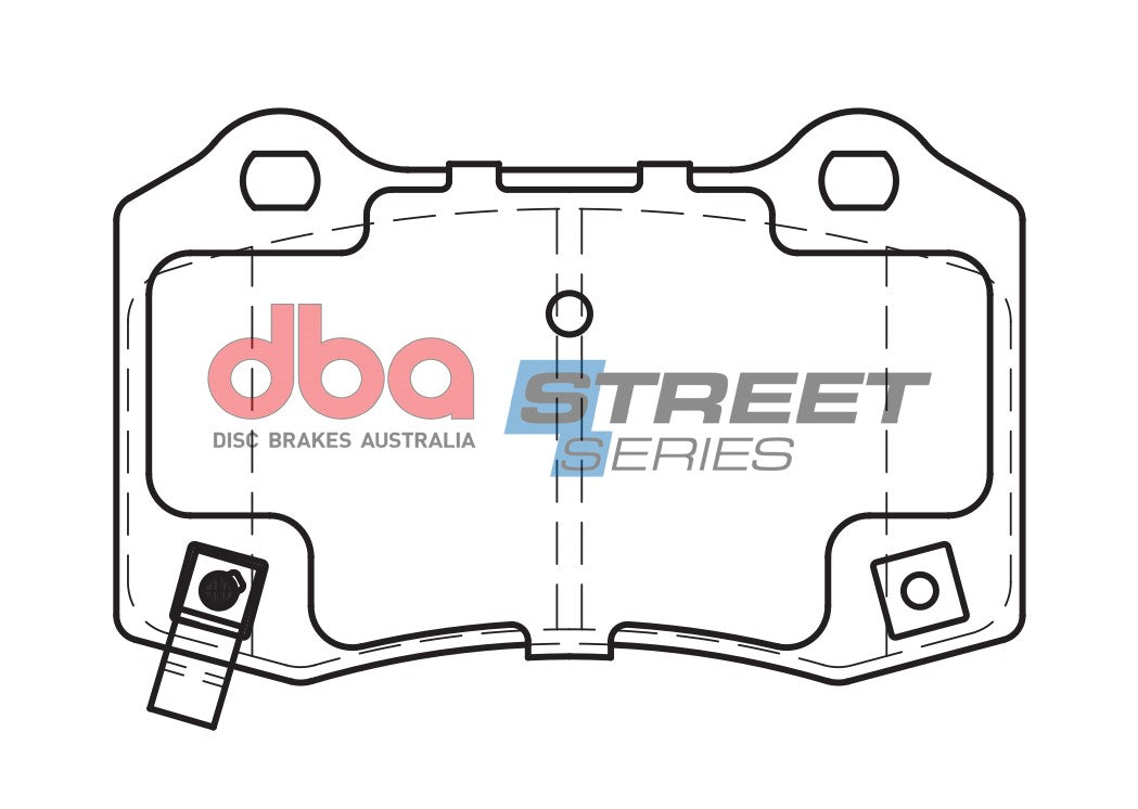 DB2260SS - DBA Street Series Brake Pads; Rear