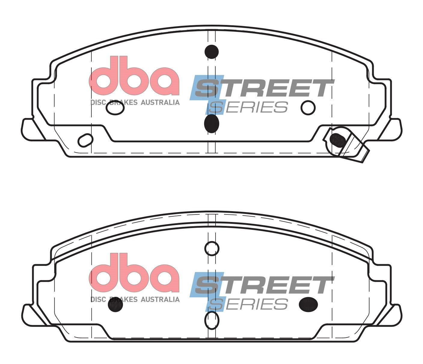 DB2266SS - DBA Street Series Brake Pads; Front