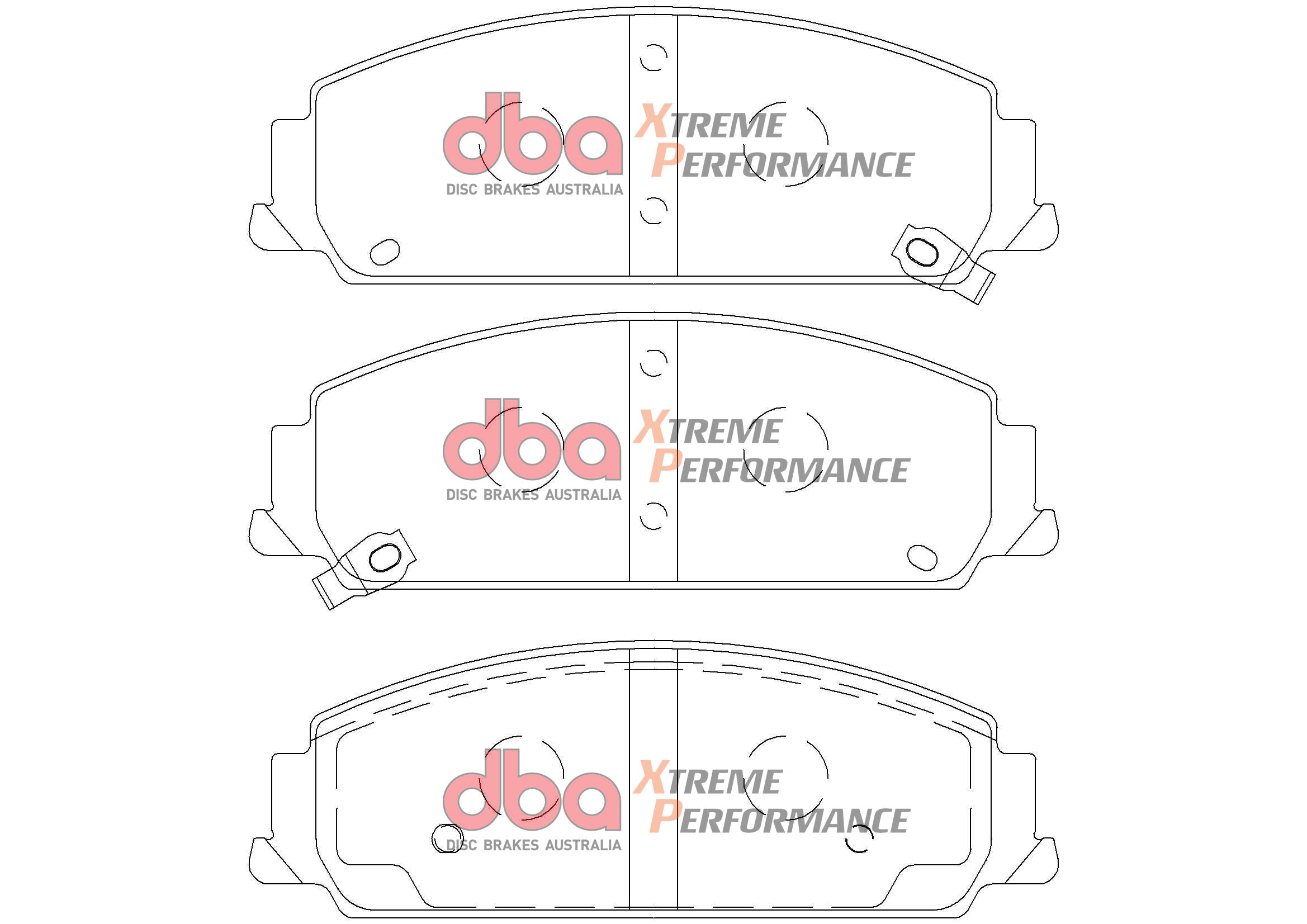 DB2266XP - DBA Xtreme Performance Brake Pads; Front