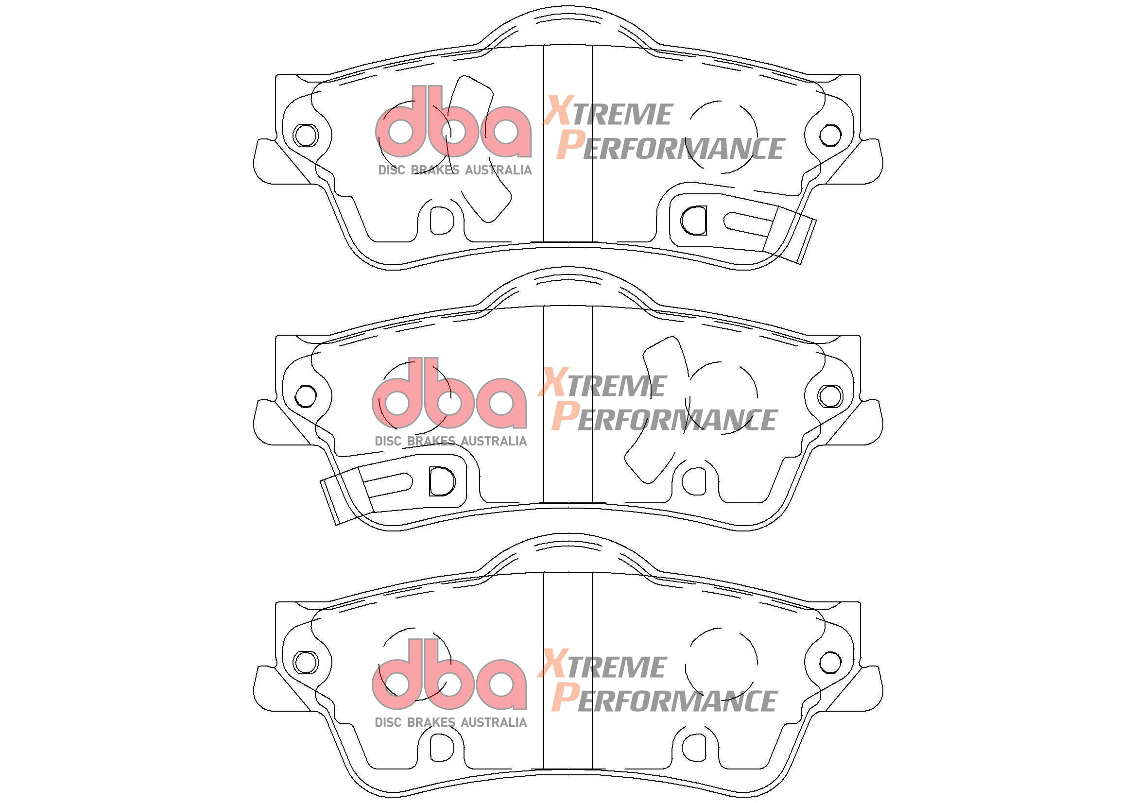 DB2267XP - DBA Xtreme Performance Brake Pads; Rear