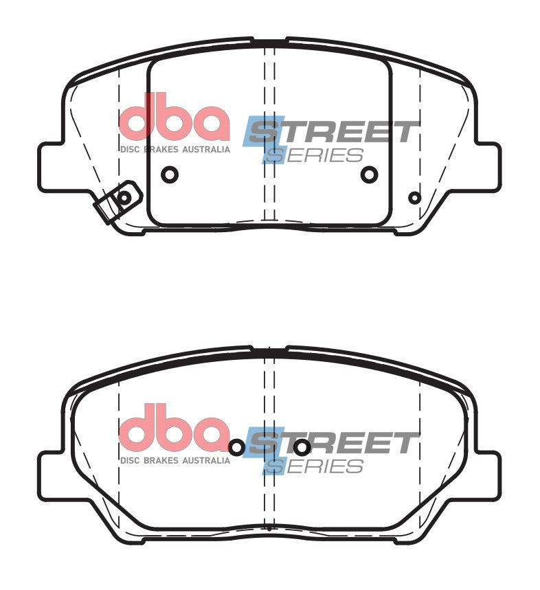 DB2270SS - DBA Street Series Brake Pads; Front